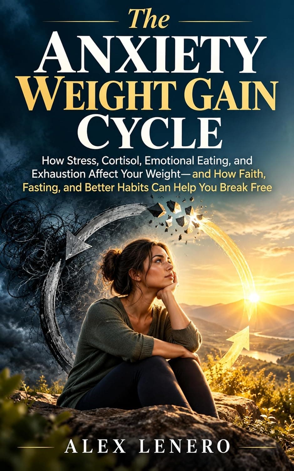 Cover of The Anxiety Weight Gain Cycle by Alex Lenero