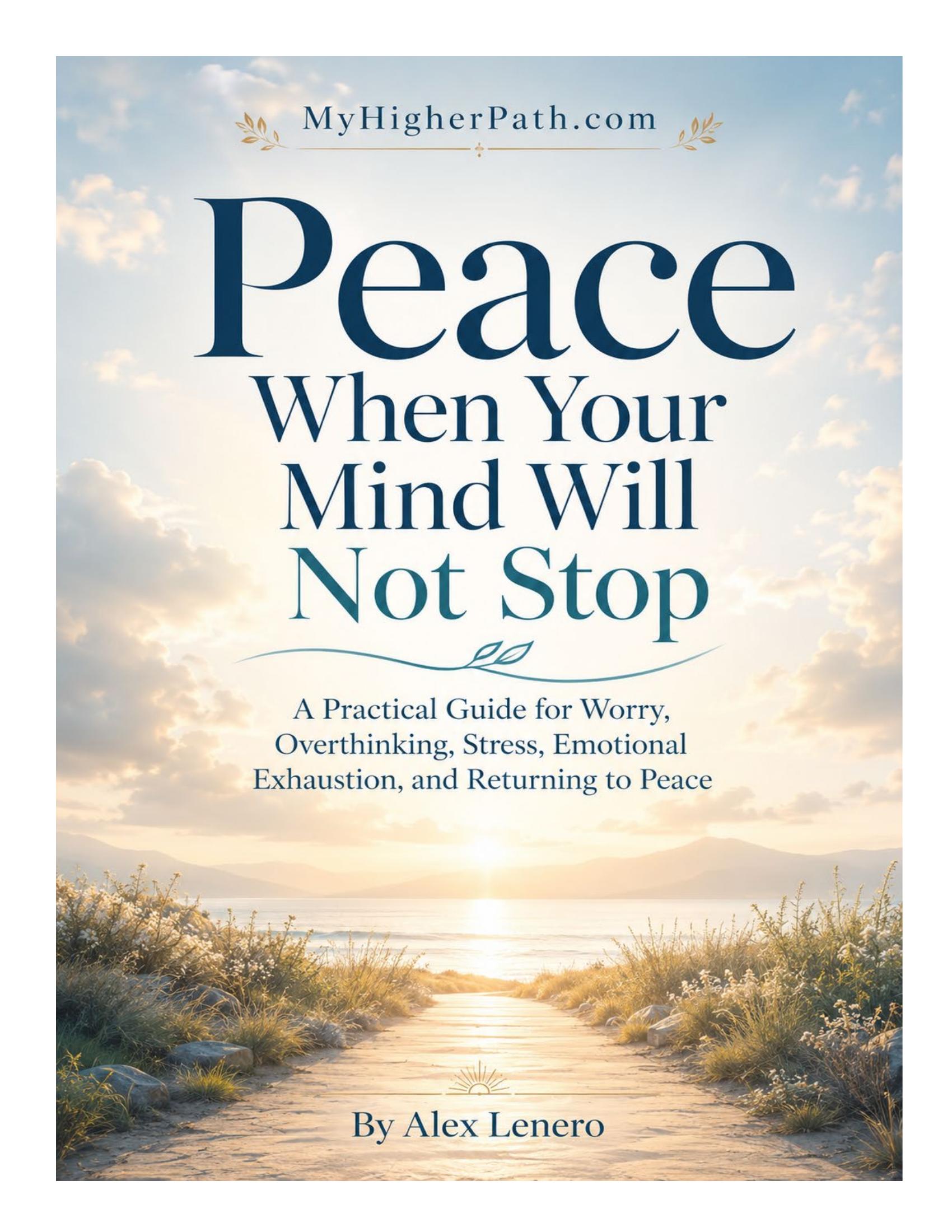 Peace When Your Mind Will Not Stop cover